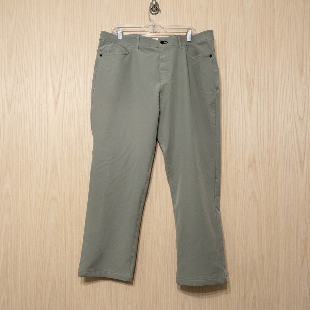 Public Rec Workday Pants Mens 38x30 Straight Leg Sage Green Performance Chino
